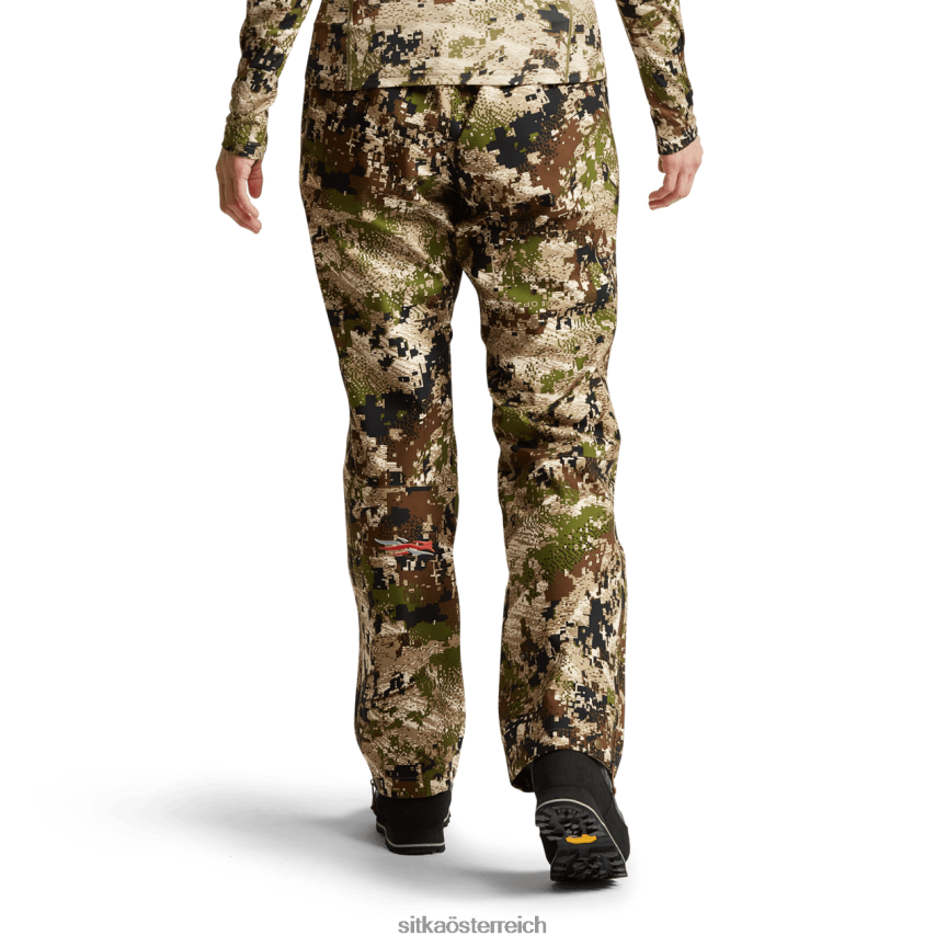 SITKA Gear Cloudburst-Hose Frauen Optifade subalpin Böden 0HFT2V414