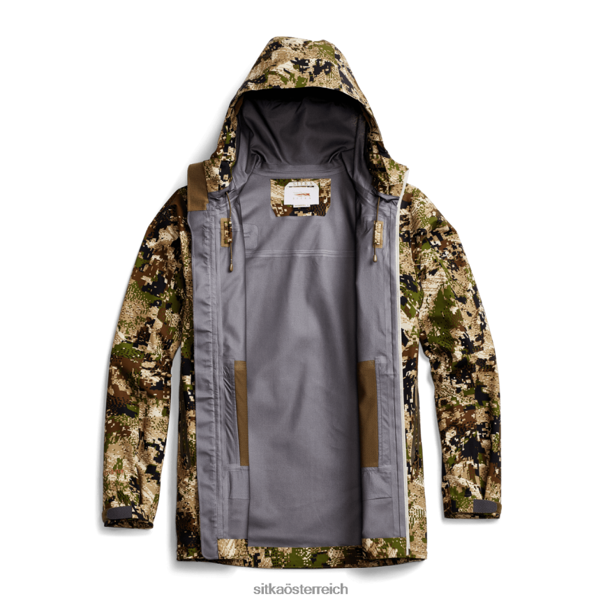 SITKA Gear Cloudburst-Jacke Frauen Optifade subalpin Jacken und Westen 0HFT2V388