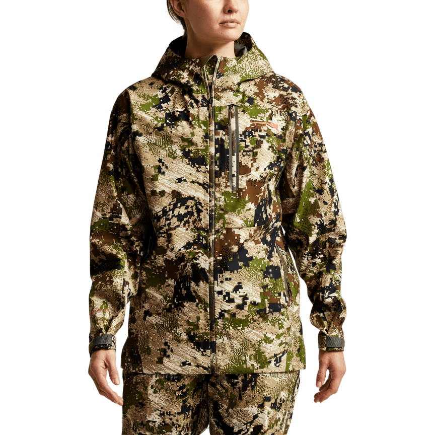 SITKA Gear Cloudburst-Jacke Frauen Optifade subalpin Jacken und Westen 0HFT2V388