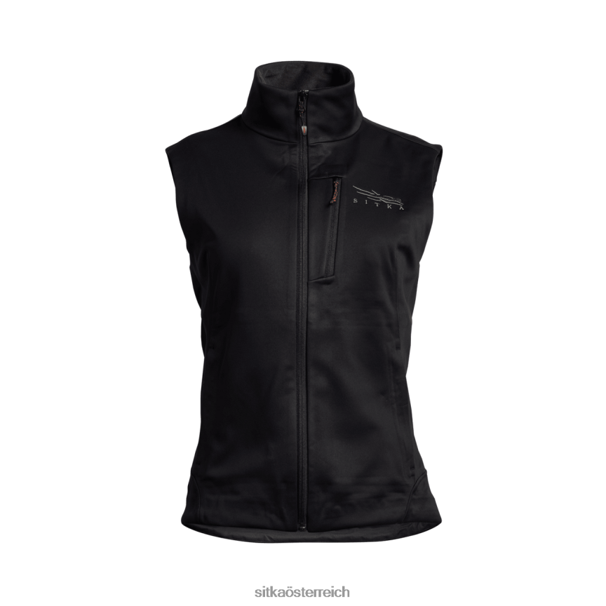 SITKA Gear Jetstream-Weste Frauen Schwarz Jacken und Westen 0HFT2V391