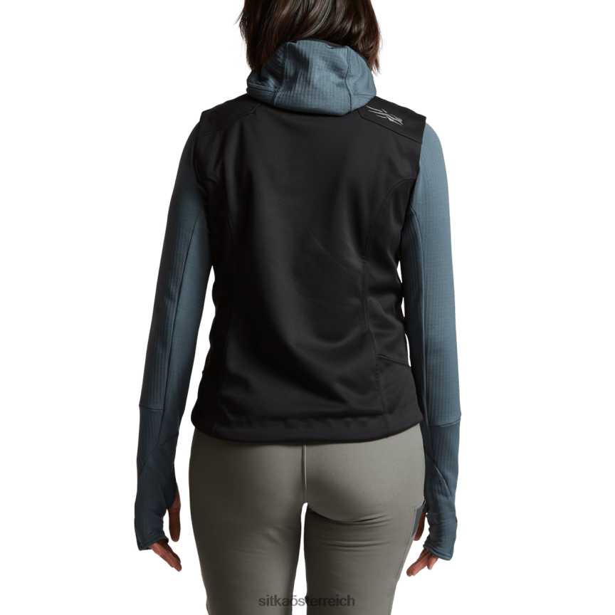 SITKA Gear Jetstream-Weste Frauen Schwarz Jacken und Westen 0HFT2V391