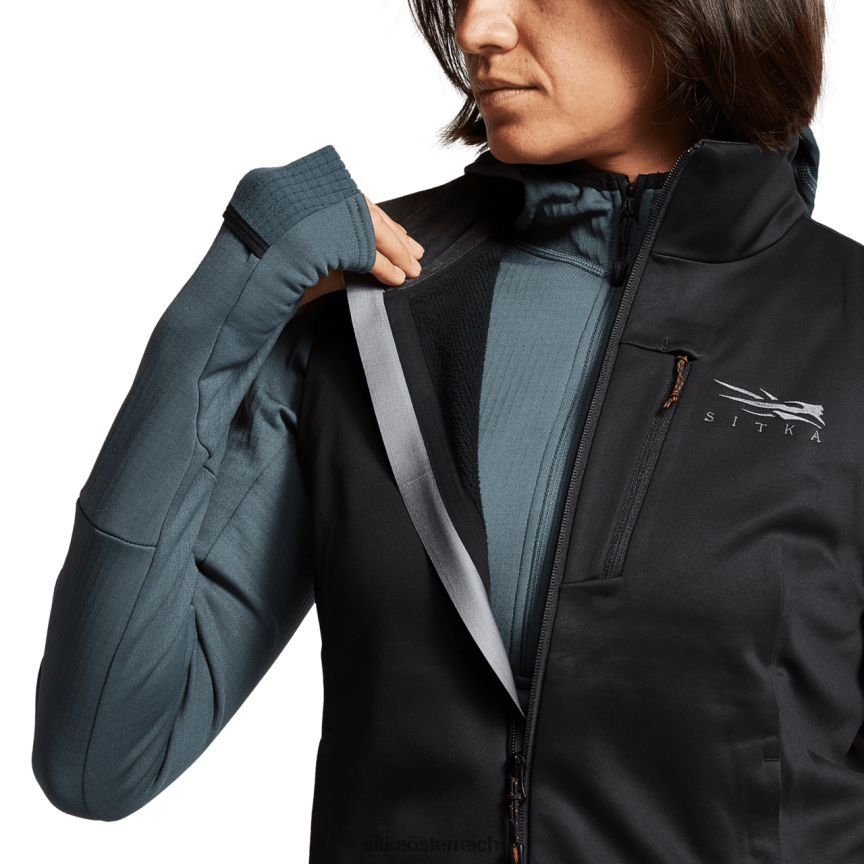 SITKA Gear Jetstream-Weste Frauen Schwarz Jacken und Westen 0HFT2V391