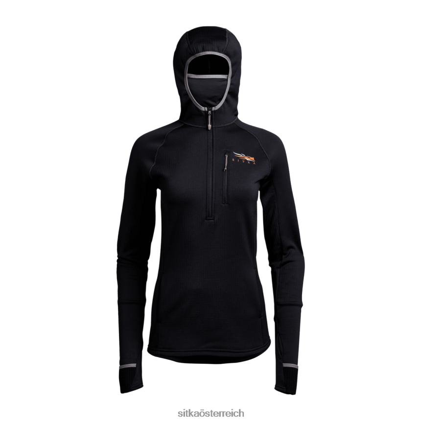 SITKA Gear fanatischer Kapuzenpullover Frauen Schwarz Spitzen 0HFT2V399