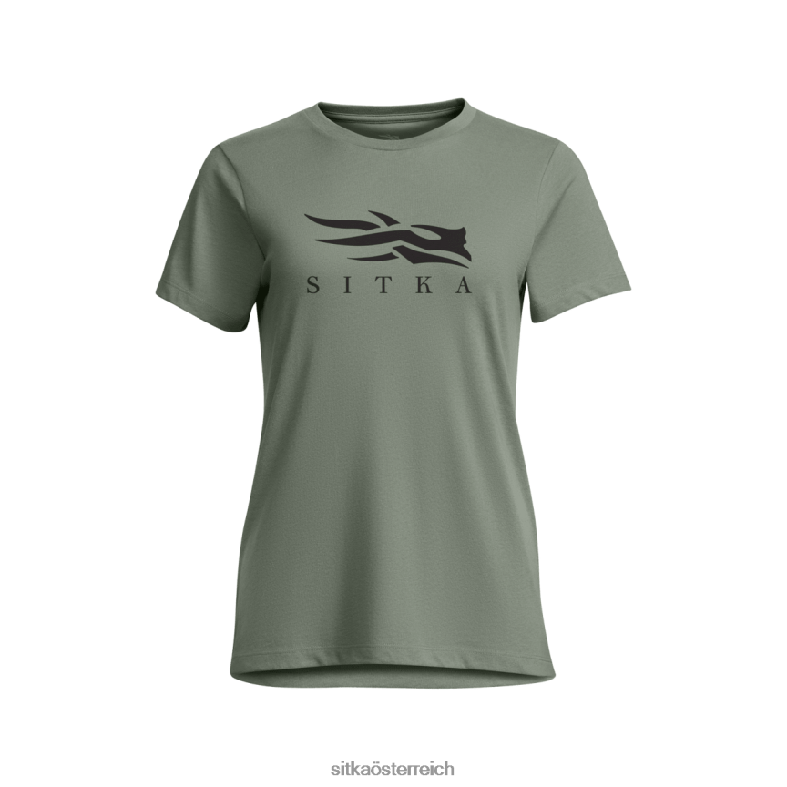 SITKA Gear Icon-T-Shirt Frauen Eukalyptus Spitzen 0HFT2V406