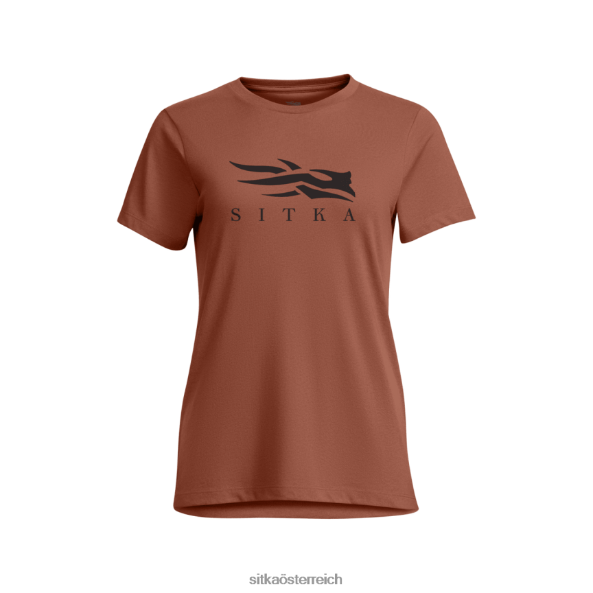 SITKA Gear Icon-T-Shirt Frauen roter Sumach Spitzen 0HFT2V407