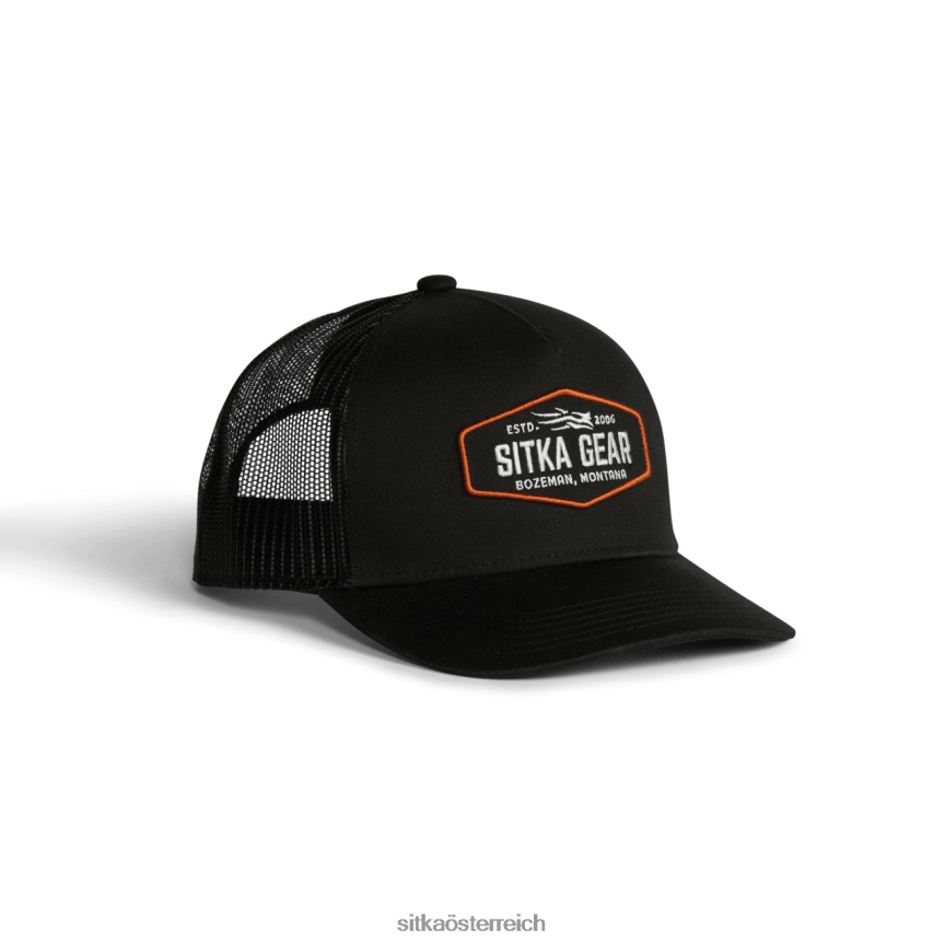 SITKA Gear Hex Mid Pro Trucker unisex Schwarz Hüte 0HFT2V340