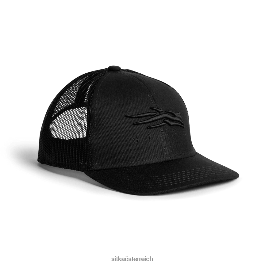 SITKA Gear Icon Mid Pro Trucker unisex einfaches Schwarz Hüte 0HFT2V330