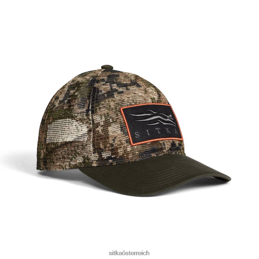 SITKA Gear Icon Optifade Mesh Mid Pro Trucker unisex tiefe Flechte subalpin Hüte 0HFT2V306