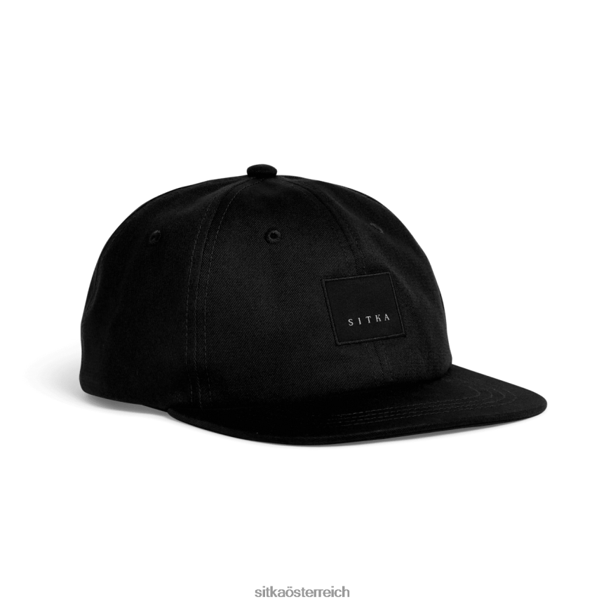 SITKA Gear Moderner, unstrukturierter Snapback-Patch unisex Schwarz Hüte 0HFT2V317