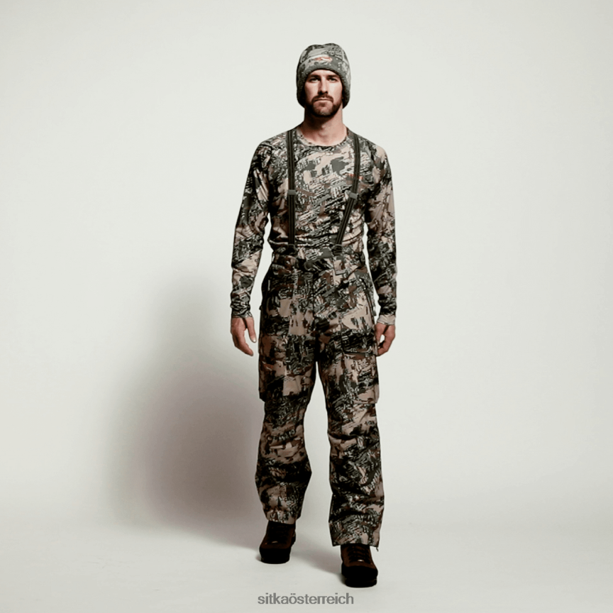 SITKA Gear Blizzard Aerolite Trägerhose Männer Optifade offenes Land Böden 0HFT2V208