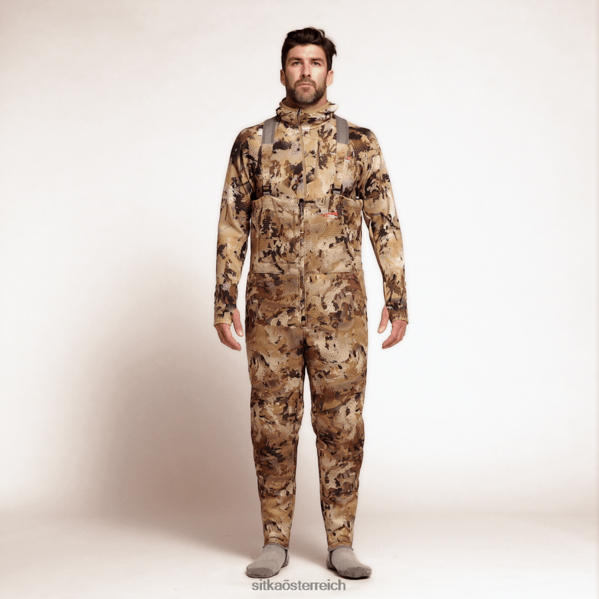 SITKA Gear Kaltwetter-Lätzchen mit Farbverlauf Männer Optifade Wasservogelsumpf Böden 0HFT2V180