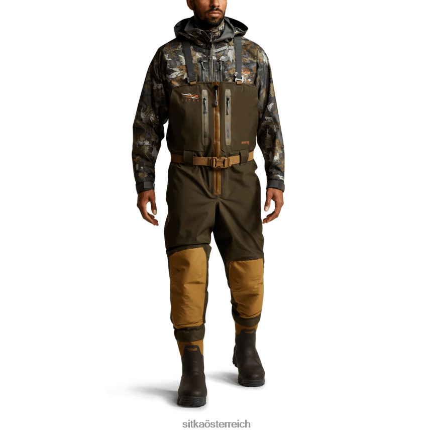 SITKA Gear Delta-Zip-Wathose Männer Erde Böden 0HFT2V264