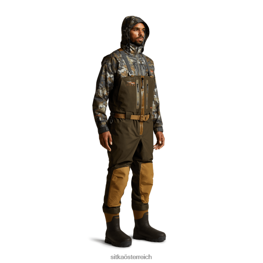 SITKA Gear Delta-Zip-Wathose Männer Erde Böden 0HFT2V264