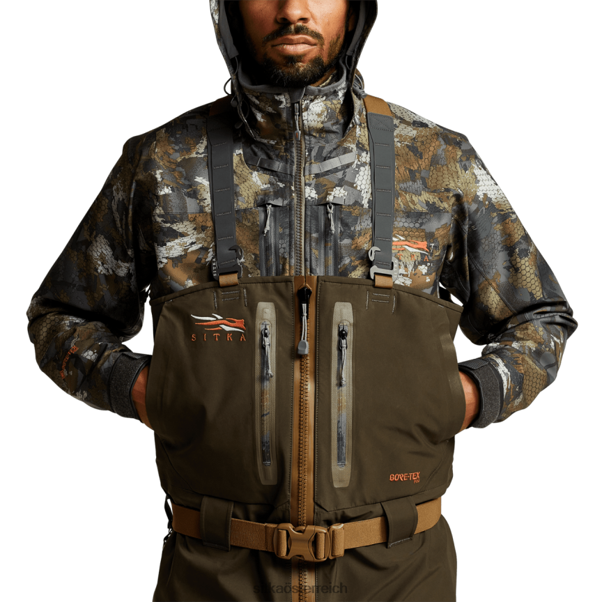 SITKA Gear Delta-Zip-Wathose Männer Erde Böden 0HFT2V264