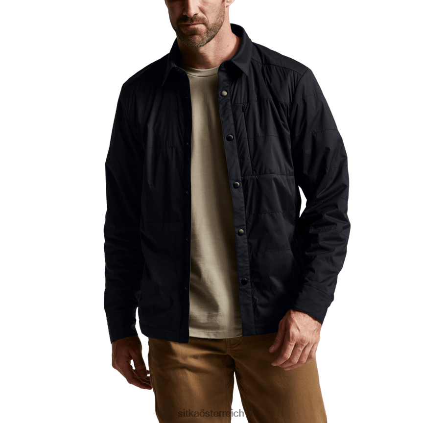 SITKA Gear Canyon-Hemdjacke Männer Schwarz Jacken und Westen 0HFT2V56