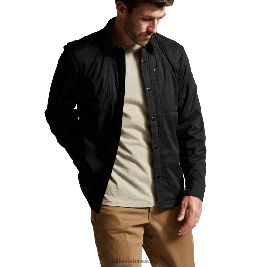 SITKA Gear Canyon-Hemdjacke Männer Schwarz Jacken und Westen 0HFT2V56