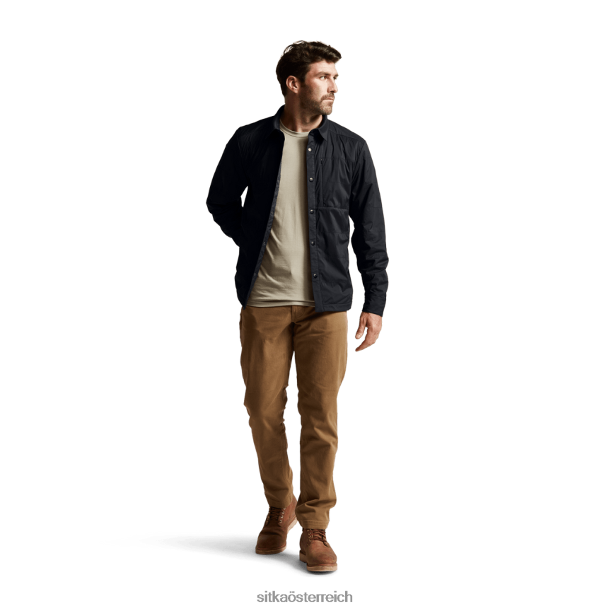 SITKA Gear Canyon-Hemdjacke Männer Schwarz Jacken und Westen 0HFT2V56
