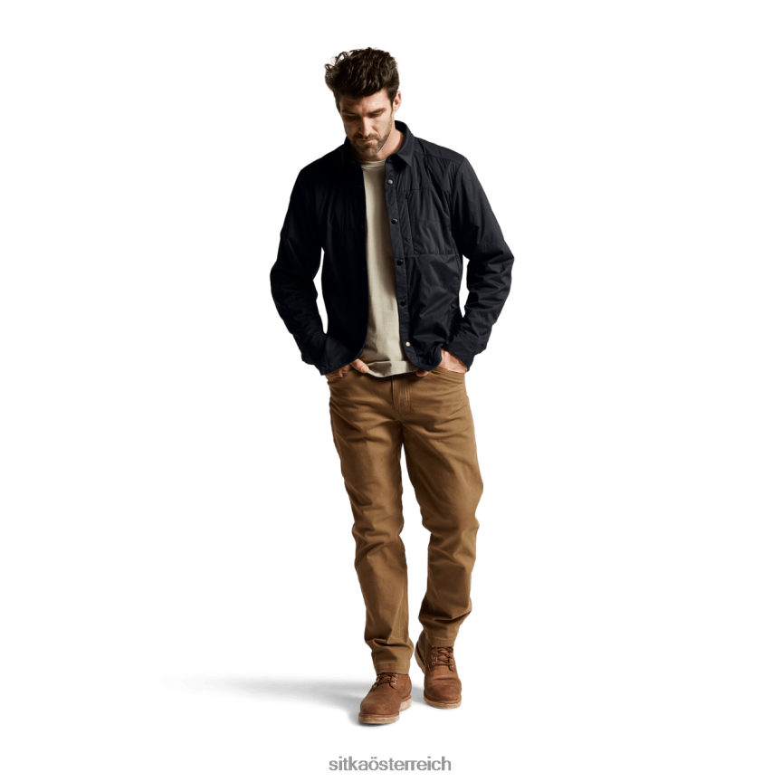 SITKA Gear Canyon-Hemdjacke Männer Schwarz Jacken und Westen 0HFT2V56