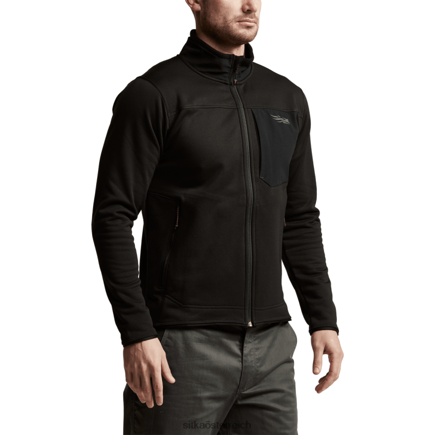 SITKA Gear Dry Creek Fleecejacke Männer Schwarz Jacken und Westen 0HFT2V58