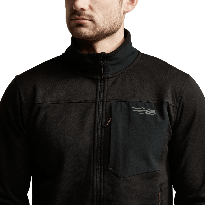 SITKA Gear Dry Creek Fleecejacke Männer Schwarz Jacken und Westen 0HFT2V58