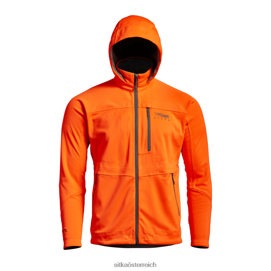 SITKA Gear Jetstream-Jacke Männer leuchtendes Orange Jacken und Westen 0HFT2V17