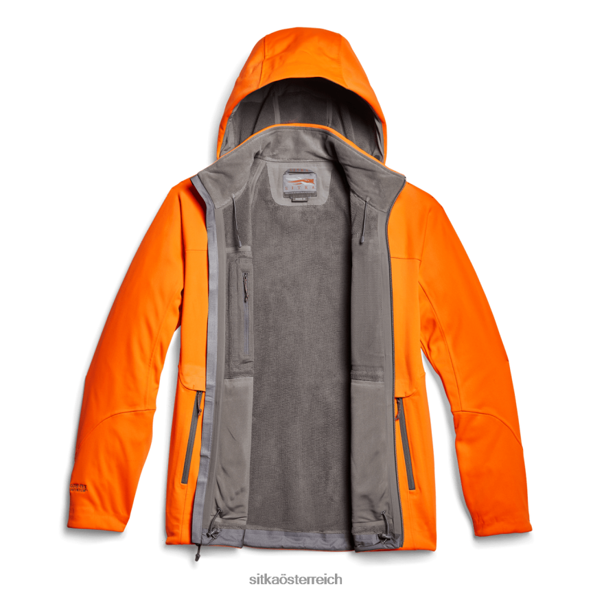 SITKA Gear Jetstream-Jacke Männer leuchtendes Orange Jacken und Westen 0HFT2V17