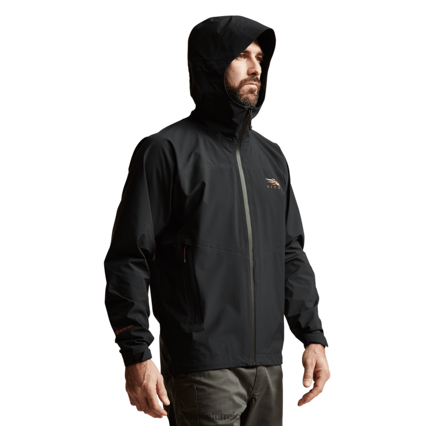 SITKA Gear Taupunkt-Jacke Männer Schwarz Jacken und Westen 0HFT2V30