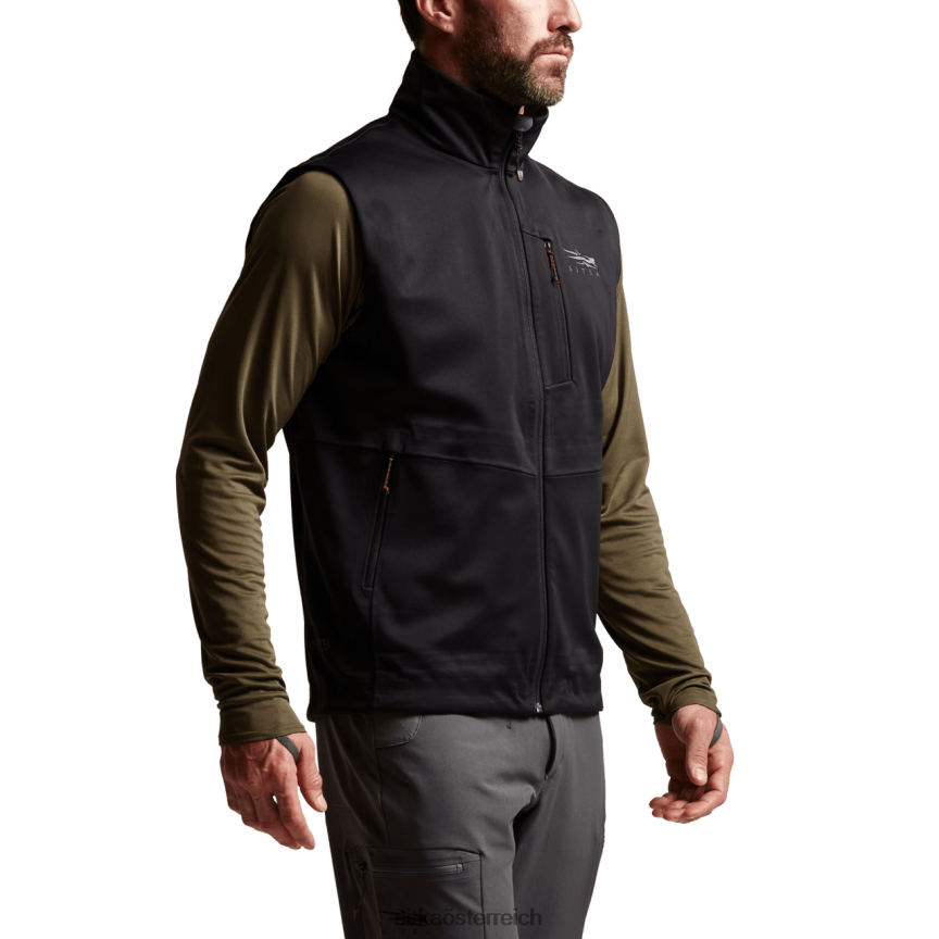SITKA Gear Jetstream-Weste Männer Schwarz Jacken und Westen 0HFT2V65