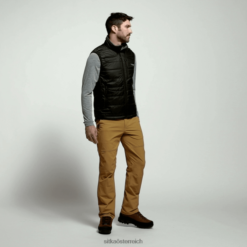 SITKA Gear Kelvin-Aerolite-Weste Männer Schwarz Jacken und Westen 0HFT2V73