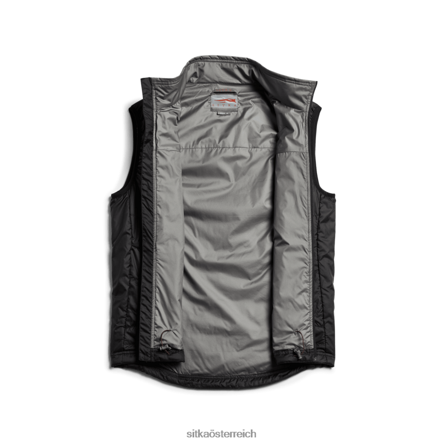 SITKA Gear Kelvin-Aerolite-Weste Männer Schwarz Jacken und Westen 0HFT2V73