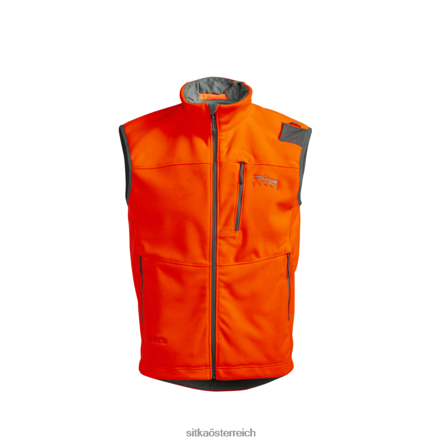 SITKA Gear Stratus-Weste Männer leuchtendes Orange Jacken und Westen 0HFT2V77
