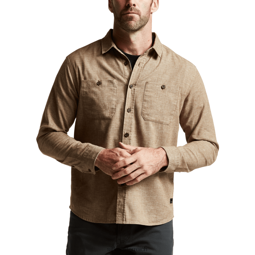 SITKA Gear Ambary LS-Shirt Männer Kojotenheide Spitzen 0HFT2V160