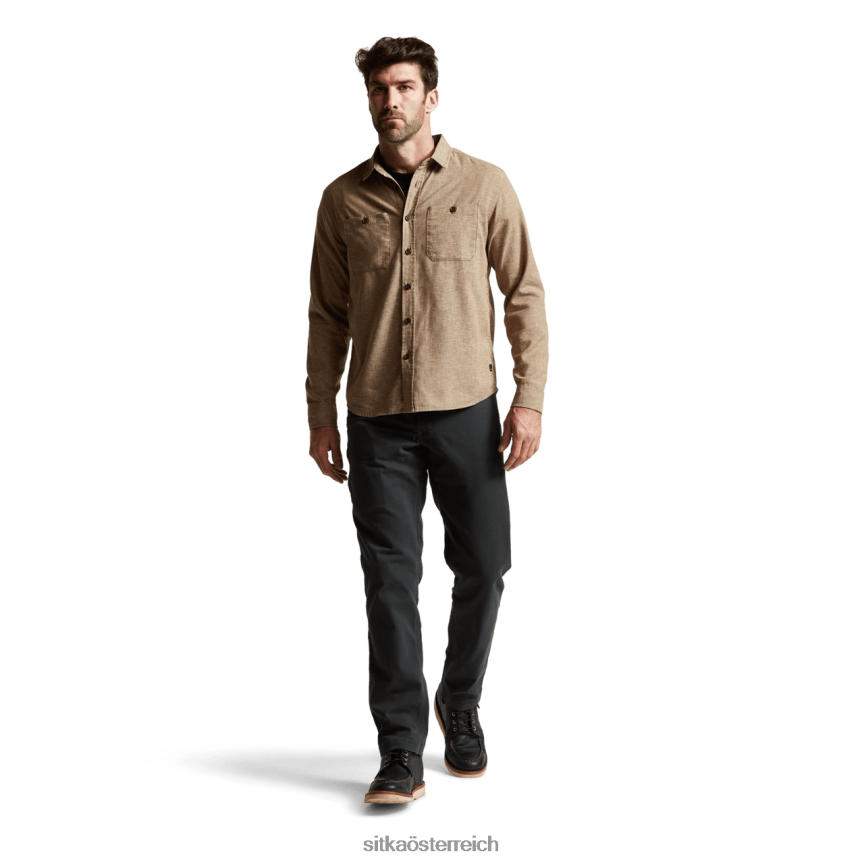 SITKA Gear Ambary LS-Shirt Männer Kojotenheide Spitzen 0HFT2V160