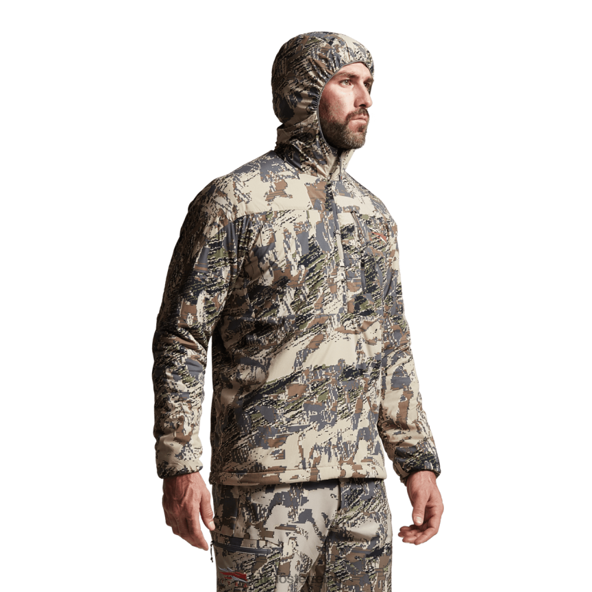 SITKA Gear Ambient-Kapuzenpullover Männer Optifade offenes Land Spitzen 0HFT2V84