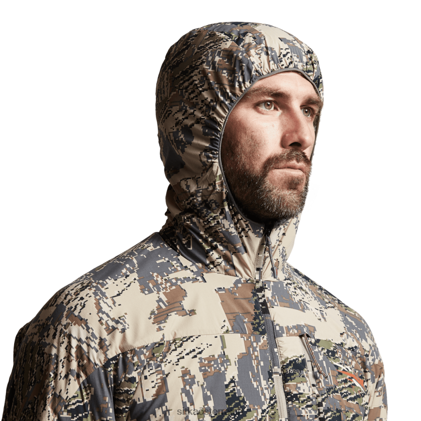 SITKA Gear Ambient-Kapuzenpullover Männer Optifade offenes Land Spitzen 0HFT2V84
