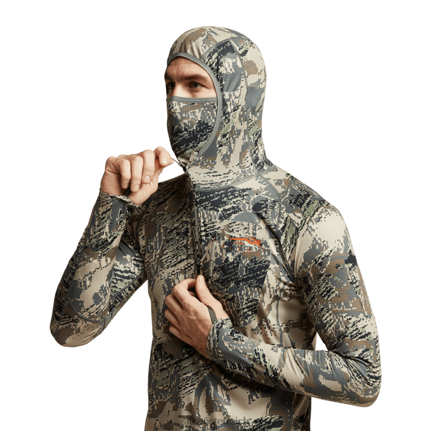 SITKA Gear Core leichter Kapuzenpullover Männer Optifade offenes Land Spitzen 0HFT2V100