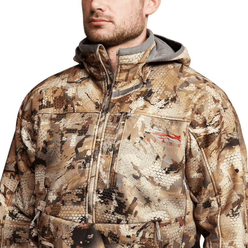 SITKA Gear Dakota-Kapuzenpullover Männer Optifade Wasservogelsumpf Spitzen 0HFT2V111