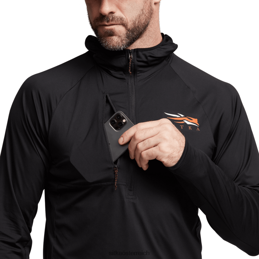 SITKA Gear Equinox Guard Kapuzenpullover Männer Schwarz Spitzen 0HFT2V107