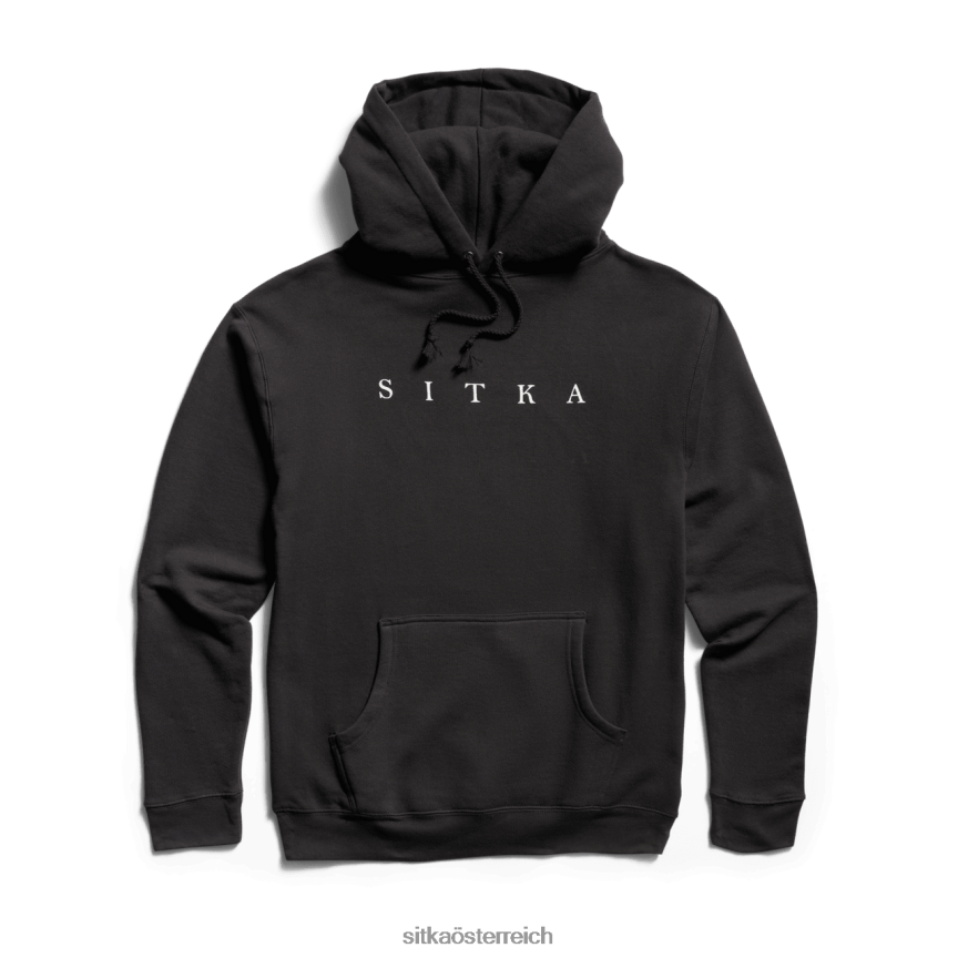 SITKA Gear Foundation-Pullover-Kapuzenpullover Männer Schwarz Spitzen 0HFT2V124