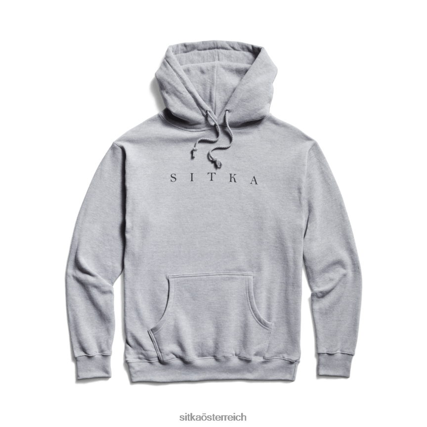 SITKA Gear Foundation-Pullover-Kapuzenpullover Männer grau meliert Spitzen 0HFT2V125