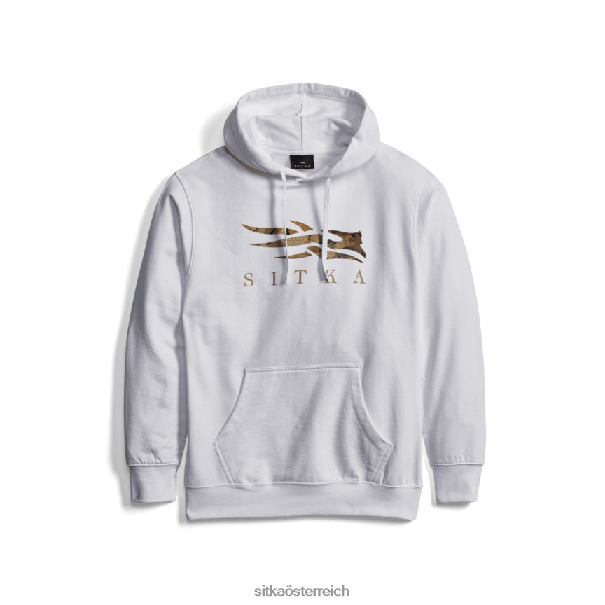 SITKA Gear Icon-Pullover-Kapuzenpullover Männer weiße Wasservögel Spitzen 0HFT2V118