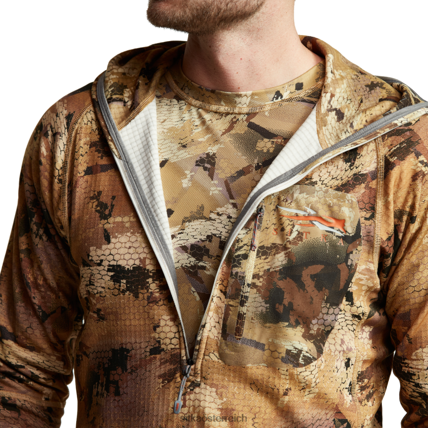 SITKA Gear Schleifer-Kapuzenpullover Männer Optifade Wasservogelsumpf Spitzen 0HFT2V112