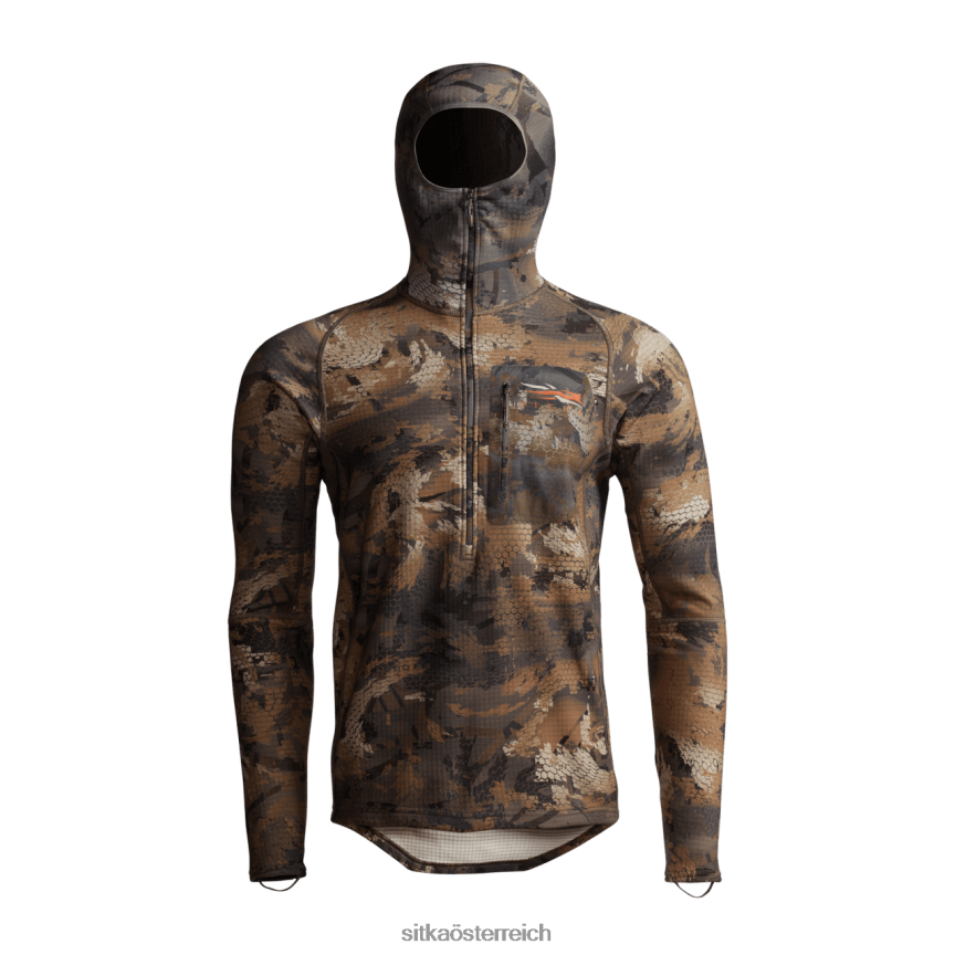 SITKA Gear Schleifer-Kapuzenpullover Männer optifade Wasservogelholz Spitzen 0HFT2V113