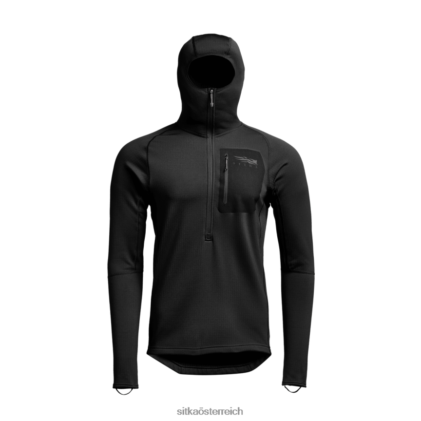 SITKA Gear Schwerer Kapuzenpullover Männer Schwarz Spitzen 0HFT2V98