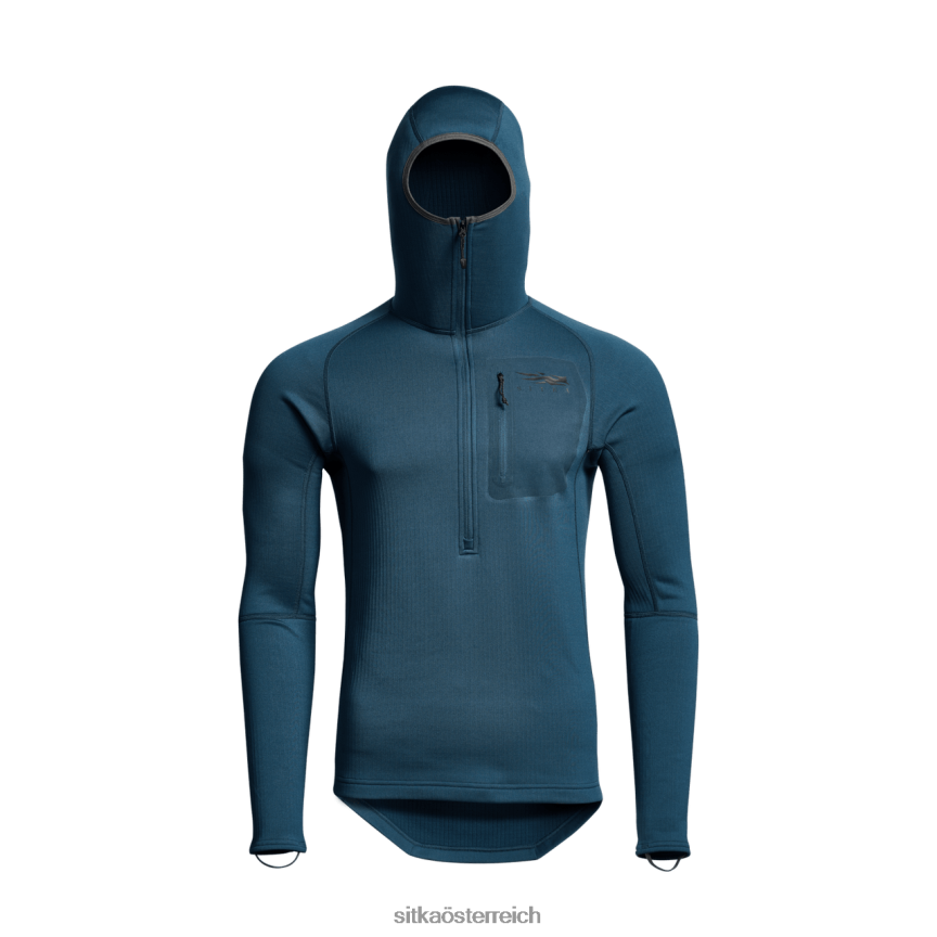 SITKA Gear Schwerer Kapuzenpullover Männer Ägäisches Blau Spitzen 0HFT2V99