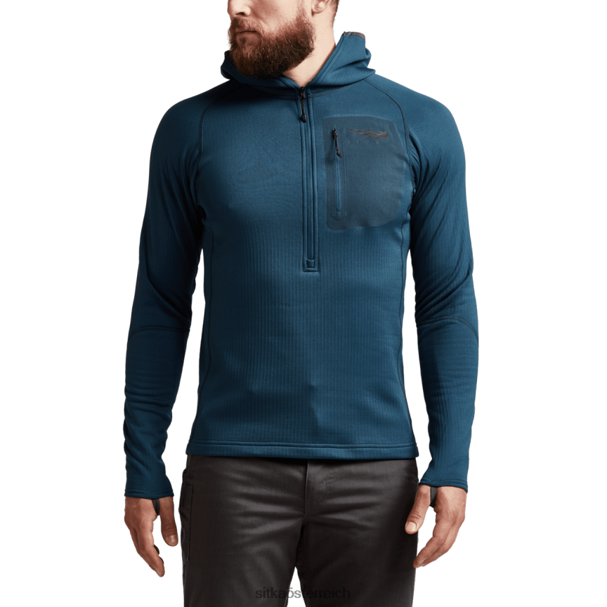 SITKA Gear Schwerer Kapuzenpullover Männer Ägäisches Blau Spitzen 0HFT2V99