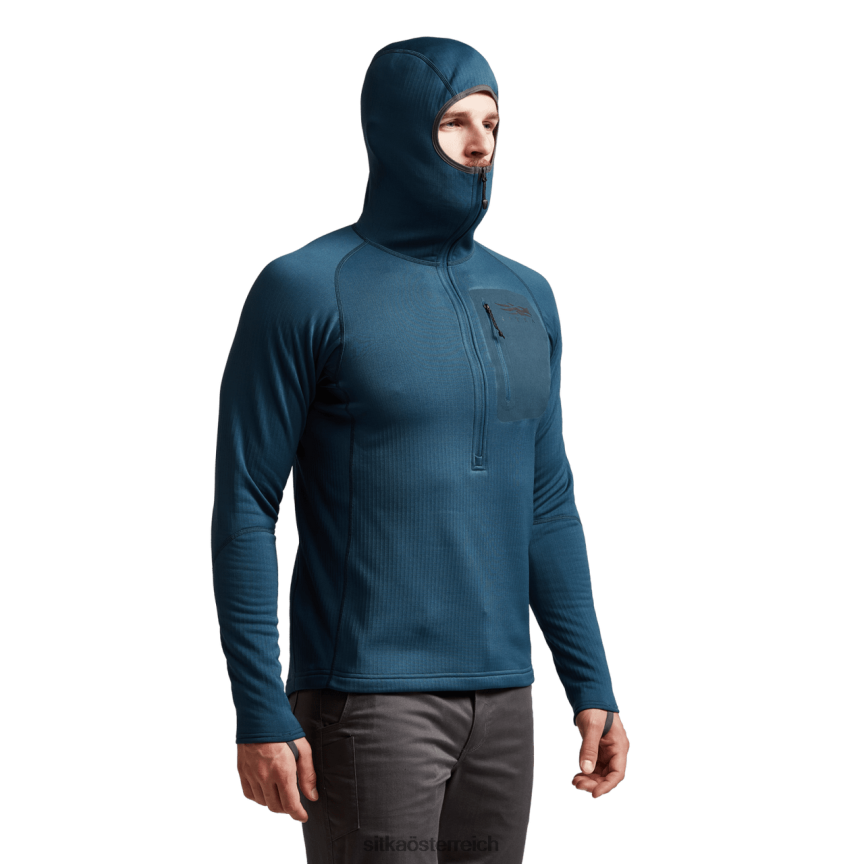 SITKA Gear Schwerer Kapuzenpullover Männer Ägäisches Blau Spitzen 0HFT2V99