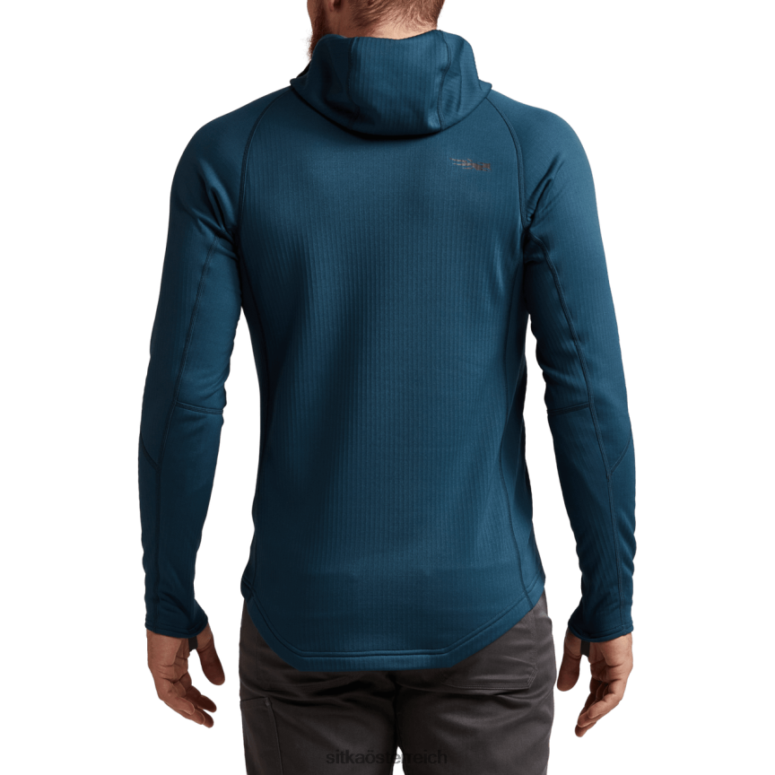 SITKA Gear Schwerer Kapuzenpullover Männer Ägäisches Blau Spitzen 0HFT2V99
