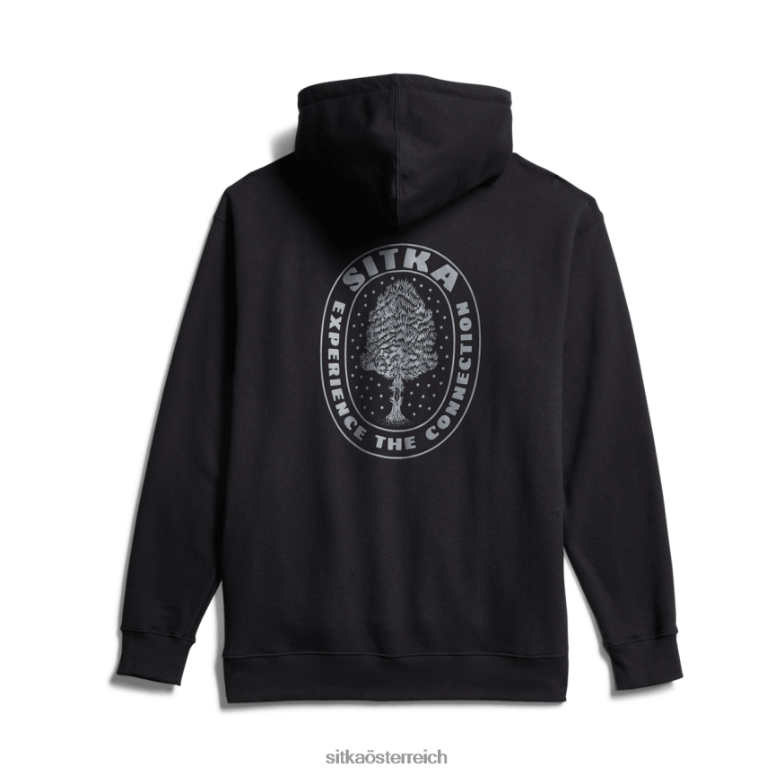 SITKA Gear Zedernholz-Reißverschluss-Kapuzenpullover Männer Schwarz Spitzen 0HFT2V117