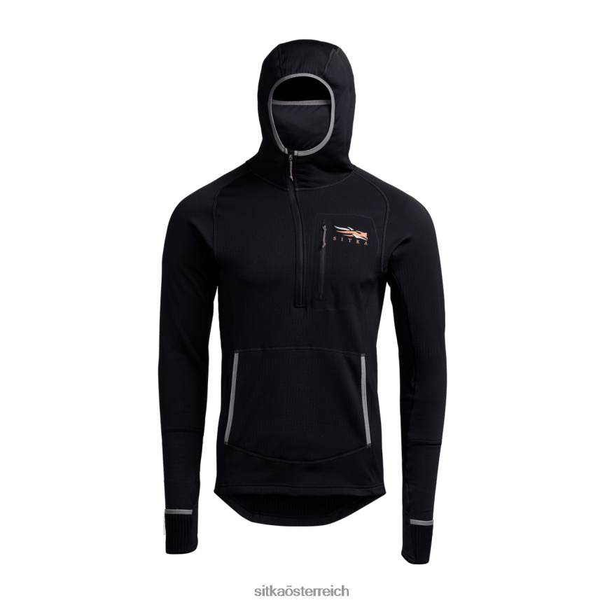 SITKA Gear fanatischer Kapuzenpullover Männer Schwarz Spitzen 0HFT2V110